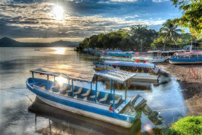 Mexiko Zentralmexiko See von Catemaco